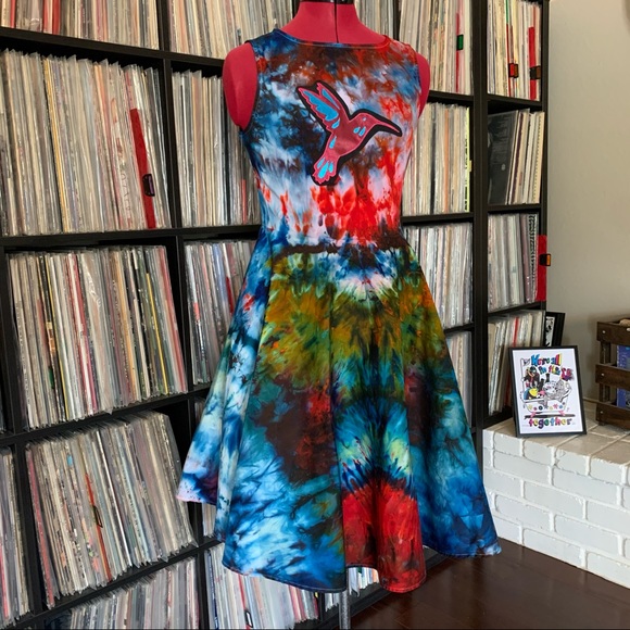 ice dyed hummingbird festival spinner colibrí 🌈♻️ - Picture 3 of 14